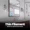 Feit Electric Feit G25 E26 (Medium) Filament LED Bulb Daylight 40 Watt Equivalence 1 pk G2540H950CATFIL - alternate 7